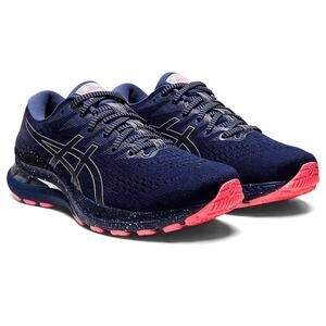 ASICS Women's Gel-Kayano 28 Running Shoes, Peacoat/Pure Silver 6.5 B US New